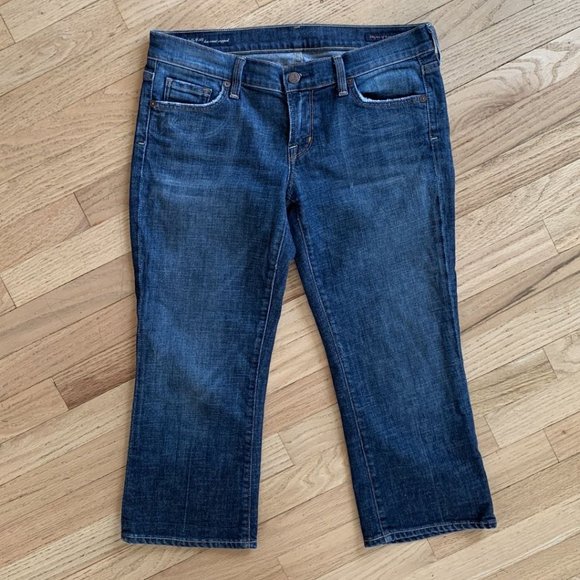 Citizens of Humanity Kelly #063 Stretch Low Waist Cropped Jeans Size 30 - Picture 6 of 11